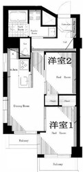 日興児玉パレス南青山の物件間取画像